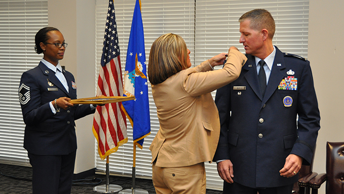 Former 94th SFS commander promoted to Colonel